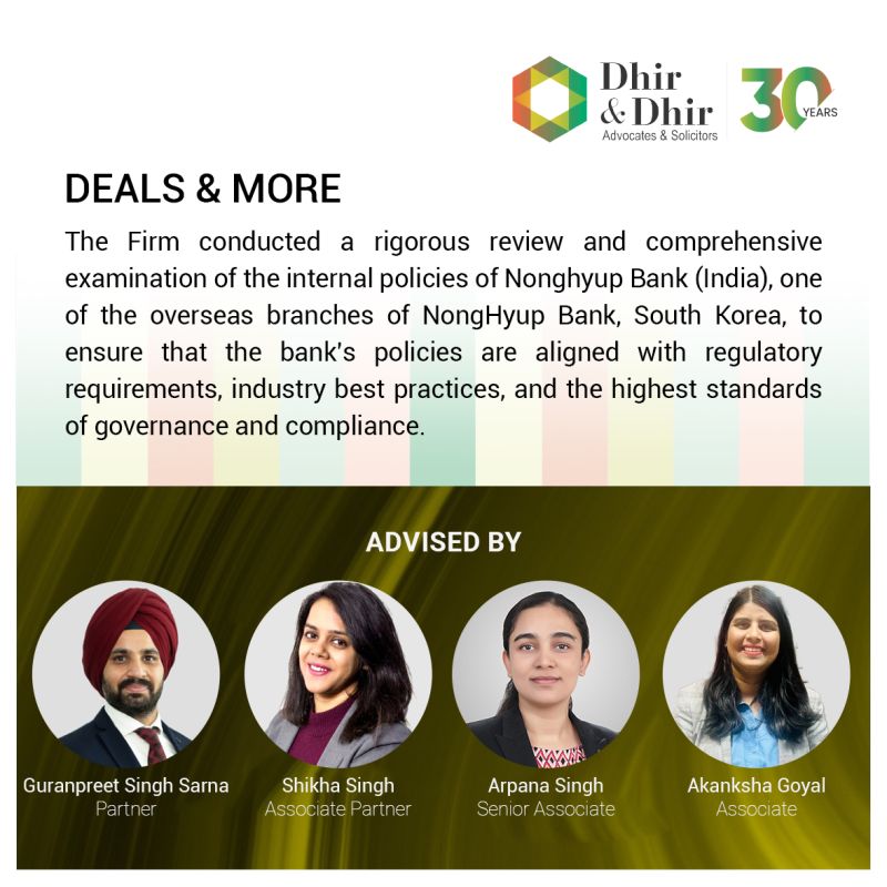 Governance Review for NongHyup Bank India