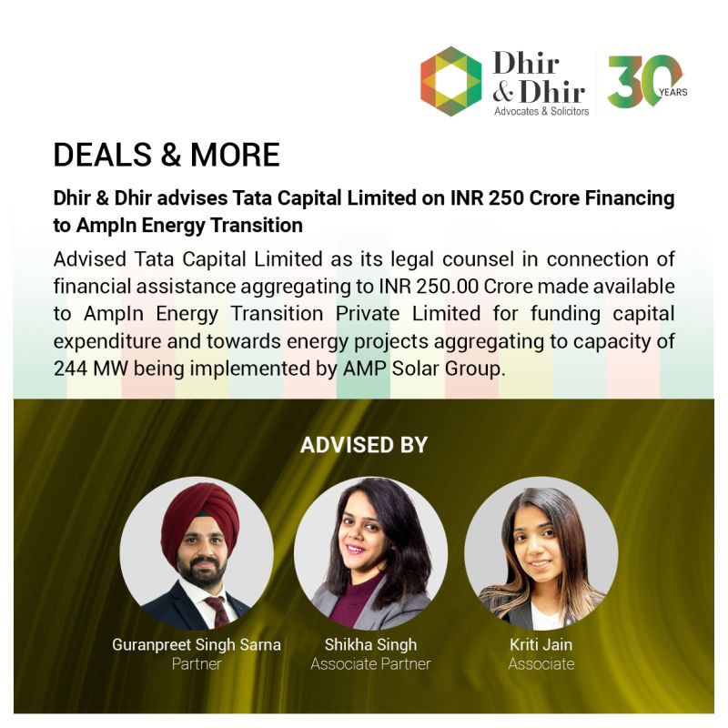 ₹250 Cr Backing for 244 MW Clean Energy